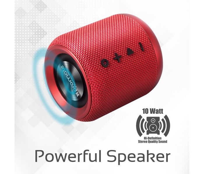 Promate Hummer 10W Portable Bluetooth Speaker with Handsfree - Red - Zoom Image 2