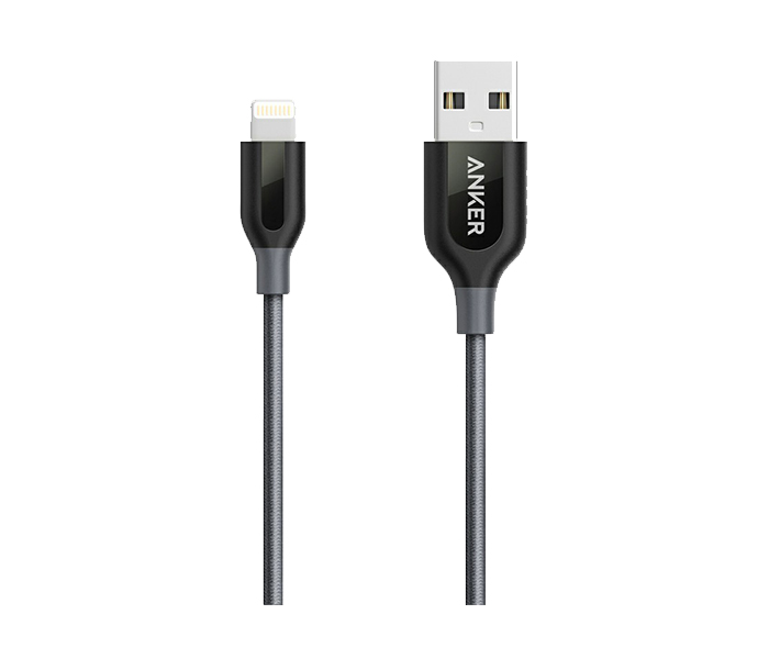 Anker A8121HA1 3 Feet MFI Certified Power Line Ligntning USB Cable - Grey - Zoom Image 5