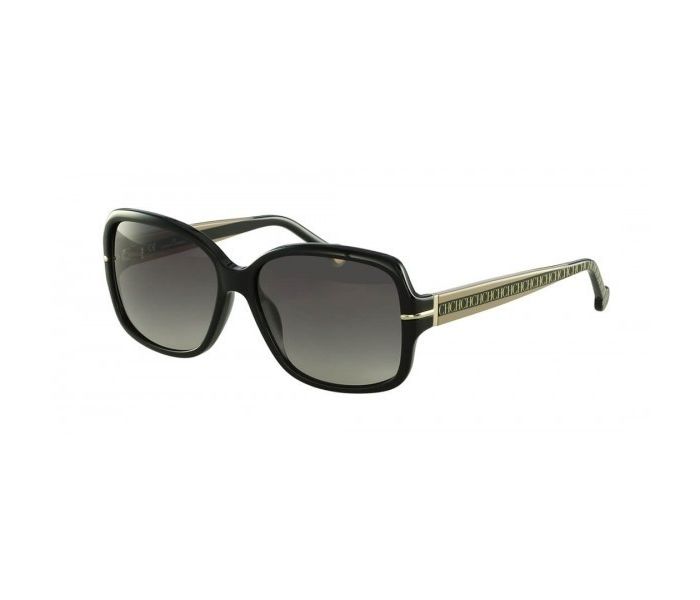 Carolina Herrera SHE5740700 Wayfarer Black Frame & Black Gradient Mirrored Sunglasses for Women - Zoom Image