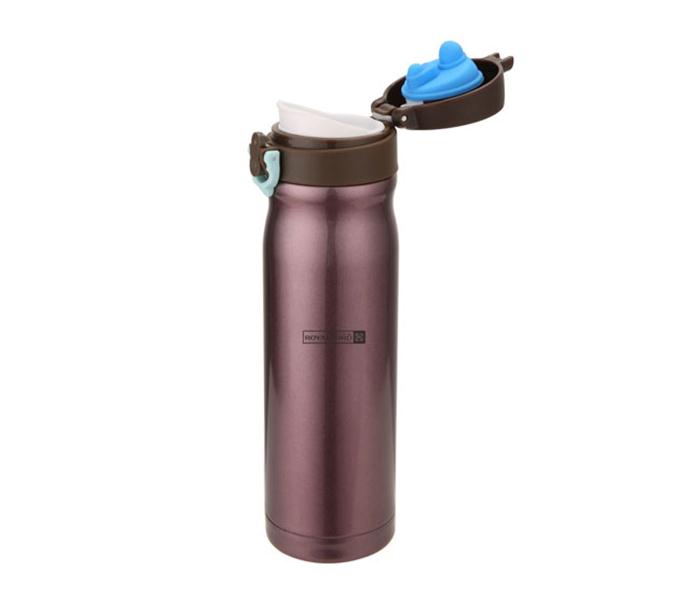 Royalford RF7666 Double Wall Stainless Steel Vacuum Bottle - Brown - Zoom Image 2