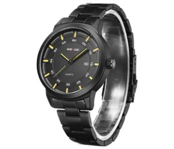 Weide WD 002MB Mens Analog Watch Yellow and Black - Zoom Image 1