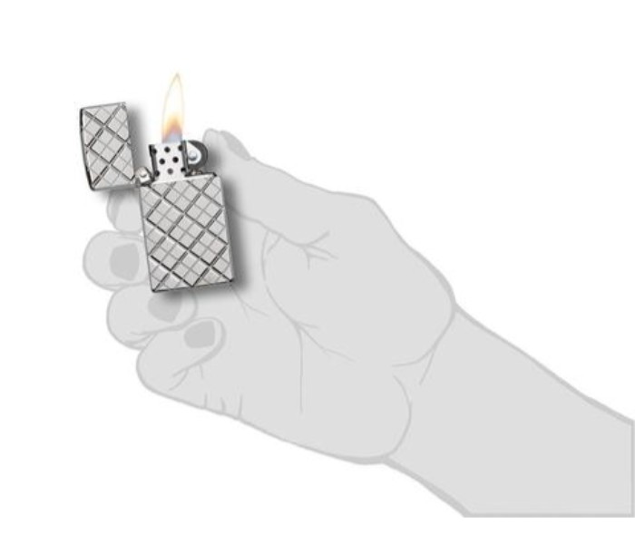 Zippo 29186 1606 Argyle Lighter Silver - Zoom Image 1