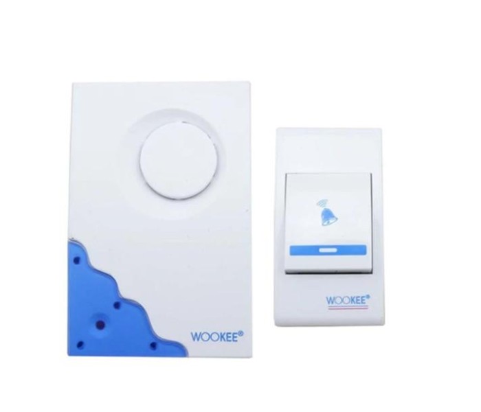 Taqdeer DBDC-6252 DC Wireless Remote Control Doorbell White - Zoom Image 2