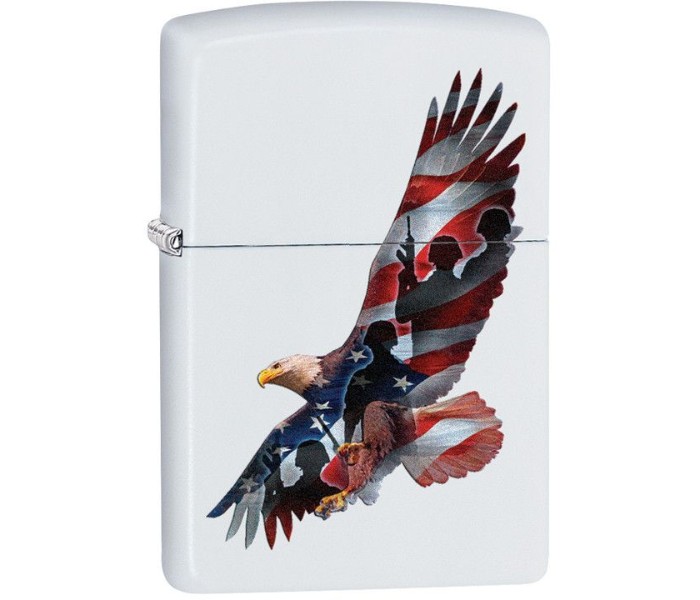 Zippo 29418 214 Eagle Lighter White - Zoom Image