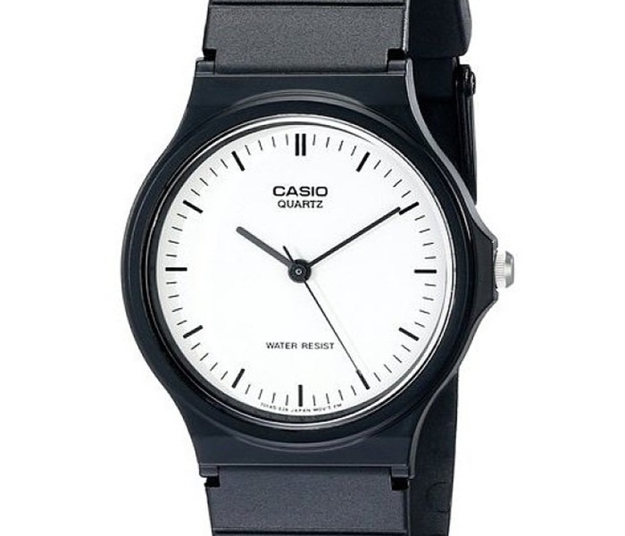 Casio MQ-24-7ELDF (CN) Mens Analog Watch Black and White - Zoom Image