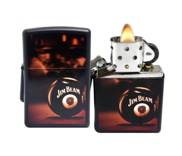 Zippo 28840 Jim Beam Lighter Black & Brown - Zoom Image 1