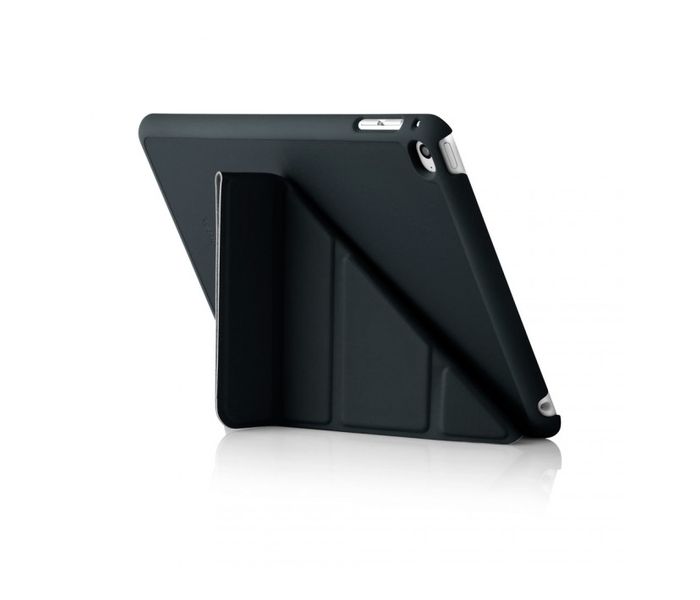 Promate Origami-Mini4 Premium Folio Case with Unique Origami Folding Stand for iPad mini 4 - Black - Zoom Image 2