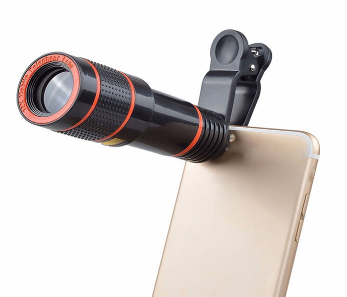 Mobile Phone Lens 8x 12x Optical Zoom Telescope Lens - Zoom Image 1