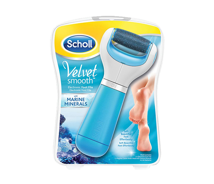 Scholl N11305477A Velvet Smooth Electronic Foot File With Diamond Crystals - Zoom Image