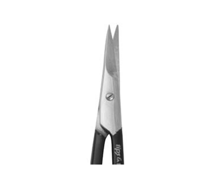 Tips & Toes TT-208Blk Stainless Steel Nail and Cuticle Curved Scissors - Black - Zoom Image 3