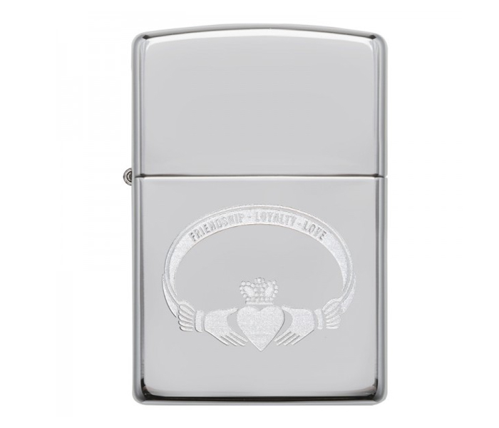 Zippo 229 MP 400044 Love Friendship  Lighter Silver - Zoom Image 1