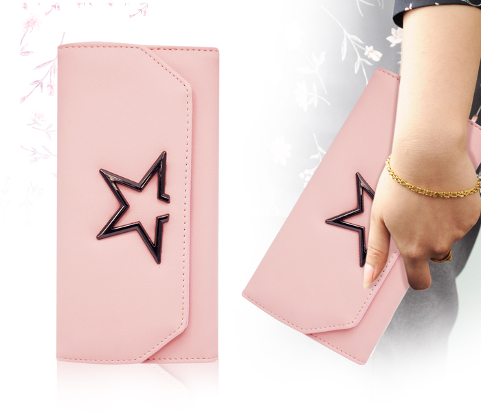 Womens Fashion Leather Wallet BH4521 - Pink - Zoom Image 1