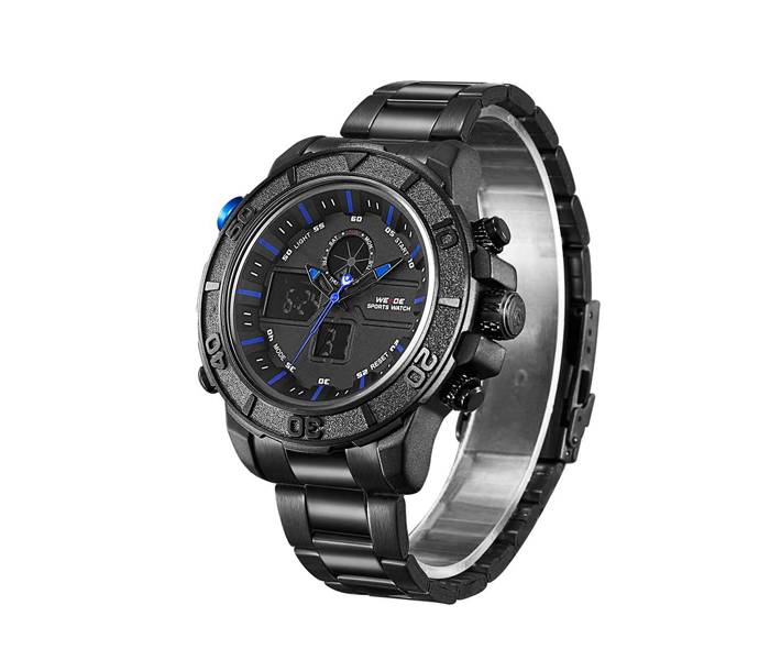 Weide WH-6108MB Analog and LCD Digital Watch Black and Blue - Zoom Image 2