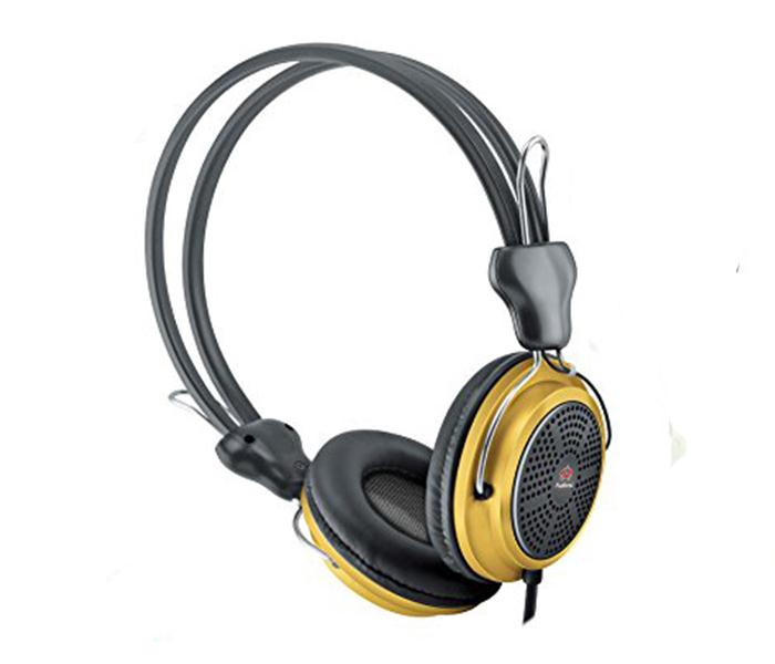 Audionic MAX 50 Deep Bass On-Ear Headphone - Black & Gold - Zoom Image 3