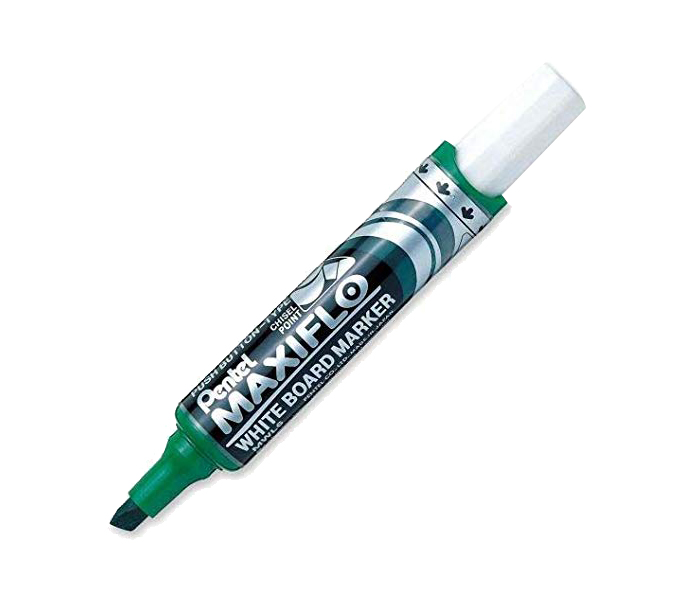 Pentel PE-MWL6-D White Board Marker with Medium Chisel Tip - Green - Zoom Image 2