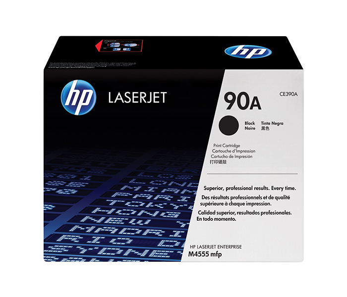 HP 90A Original LaserJet Toner Cartridge - Black (CE390A) - Zoom Image