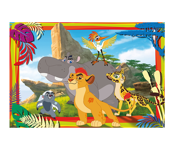 Clementoni 27969 Disney Super Colour The Lion Guard Children Puzzle - 104 Pieces - Zoom Image 1