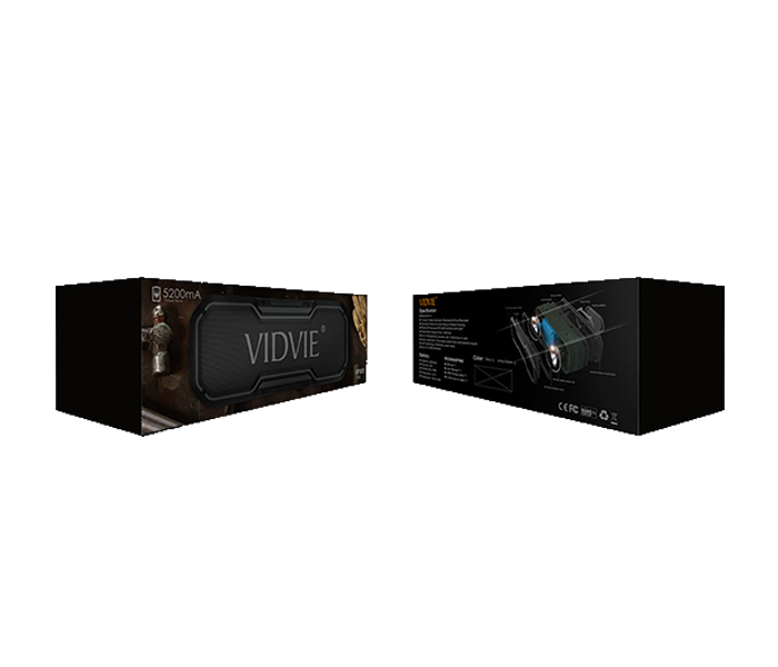 Vidvie SP-903 Portable Bluetooth Speaker - Black - Zoom Image 5