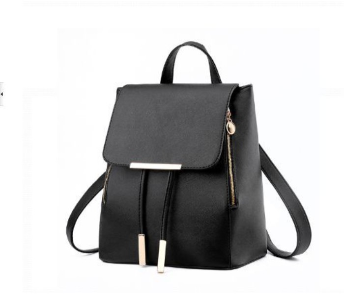  Double Shoulder Fashion Women Backpack DSB-90B Black - Zoom Image 1