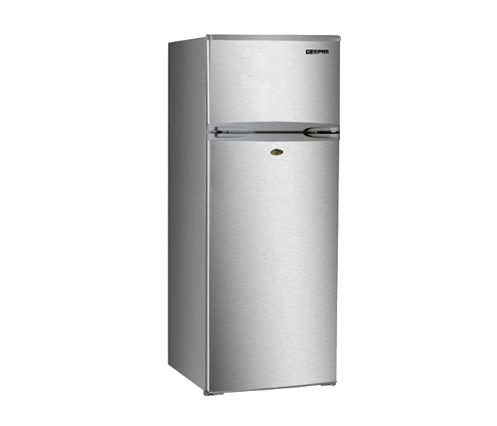 Geepas GRF2407SXE 240 Litre Double Door Refrigerator - Zoom Image