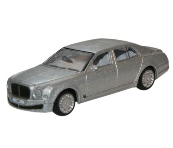 Oxford 76BM003 Moonbeam Bentley Mulsanne Silver - Zoom Image