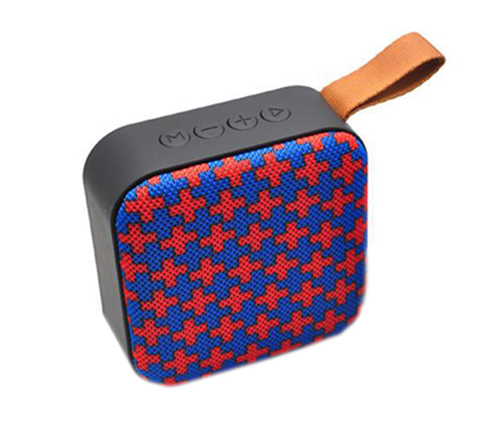 T5 Portable Wireless Rechargeable Bluetooth Speaker - Blue and Red - Zoom Image