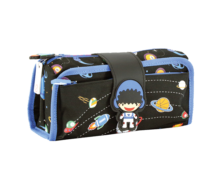 Smily Kiddos SK11003033 Fancy Strap Pencil Case - Black - Zoom Image 2