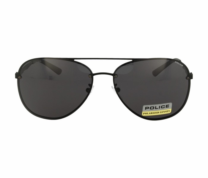 Police SPL379 531P Aviator Black Frame & Grey Mirrored Sunglasses for Unisex - Zoom Image 4