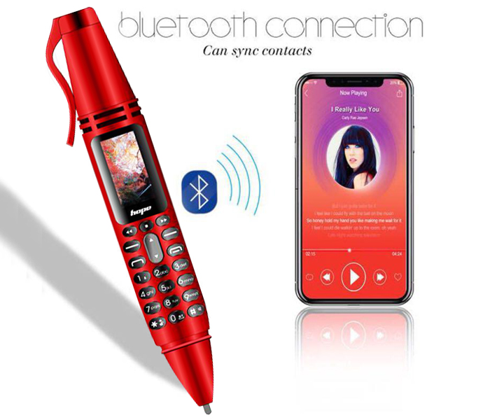 HOPE AK007 Multifunction 6 in 1 Camera MobilePhone Pen – Red - Zoom Image 4