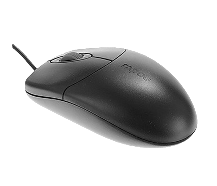 Rapoo N1020 Wired Optical Mouse - Black 10551 - Zoom Image 4