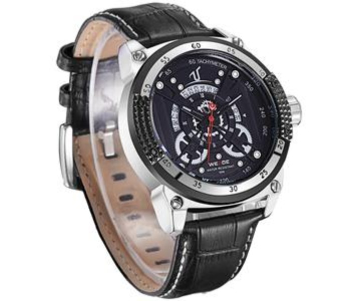 Weide UV 1605LB Mens Analog and Complete Calendar Watch Black - Zoom Image 2