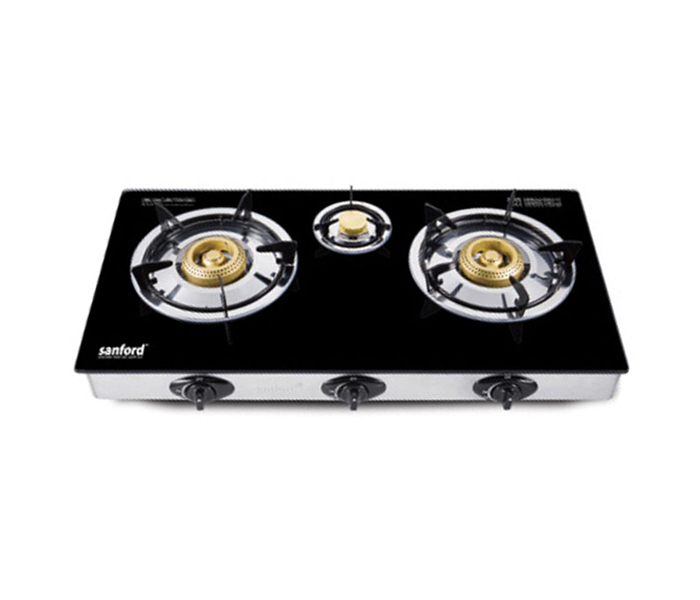 Sanford SF5362GC 3B Glass Triple Burner Gas Stove - Zoom Image