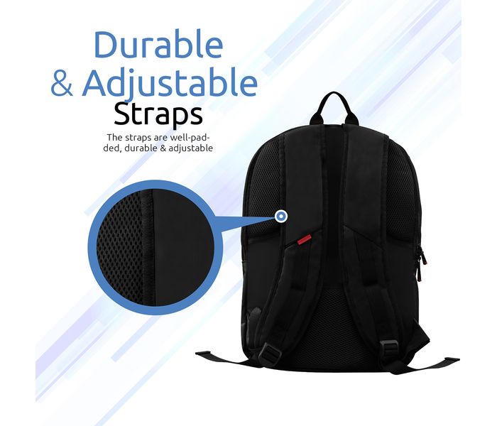 Promate Dapp-BP 13 inch Laptop Backpack, Blue - Zoom Image 4