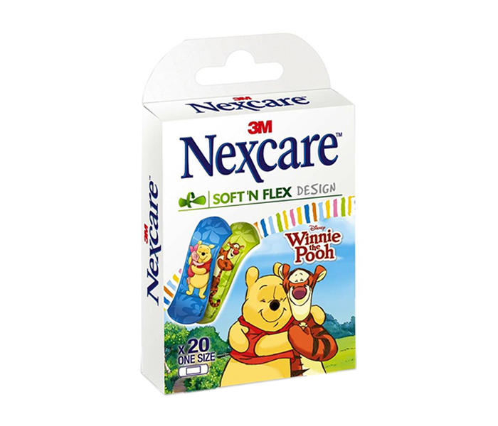 Nexcare N11647958A 20 Pieces Winnie The Pooh Design Soft N Flex Bandage - Zoom Image