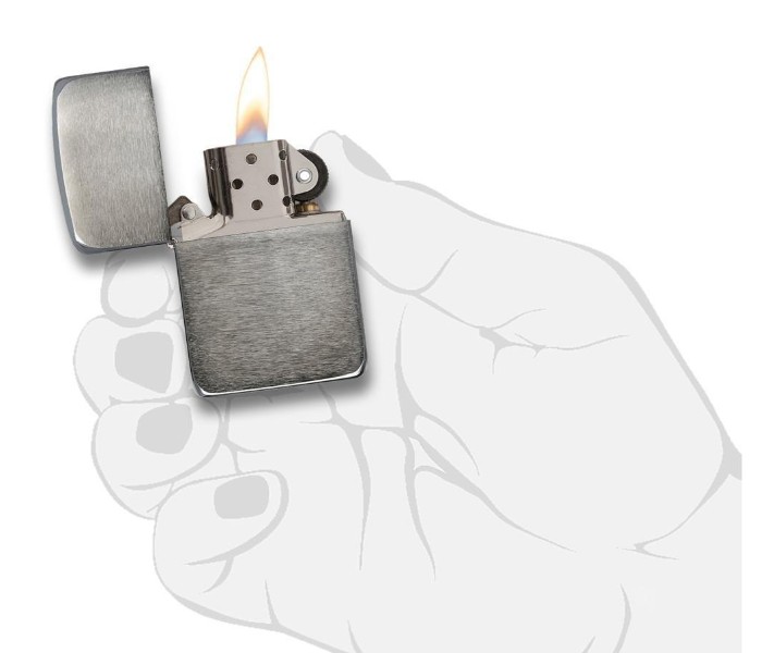 Zippo 24096 1941 Replica Ice Lighter Grey - Zoom Image 2