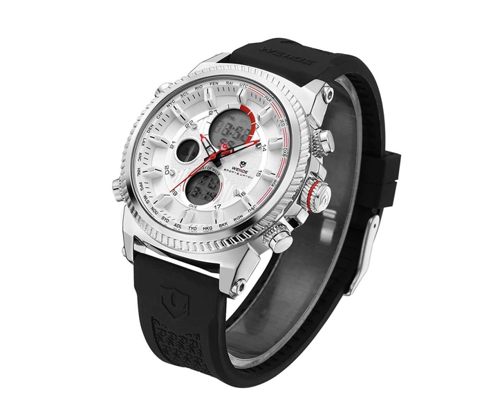 Weide WH-6403PU Analog and LCD Digital Watch Black and White - Zoom Image 2