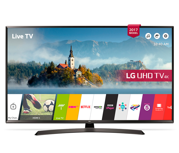 Lg 49UJ634v 49 inch 4K Ultra HD Black - Zoom Image 1