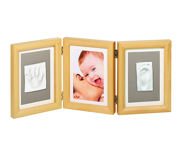 Baby Art 34120071 Double Print Frame - Natural - Zoom Image