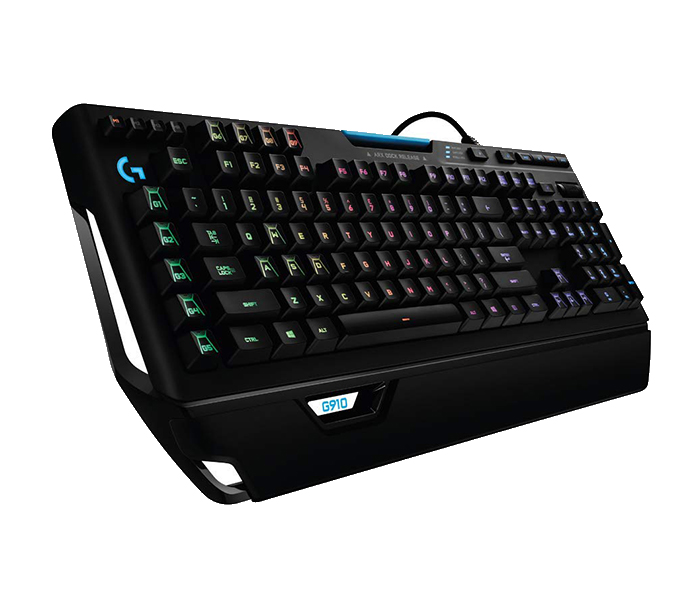 Logitech 920-008018 G910 Orion Spectrum RGB Wired Mechanical Gaming Keyboard - Black - Zoom Image 1