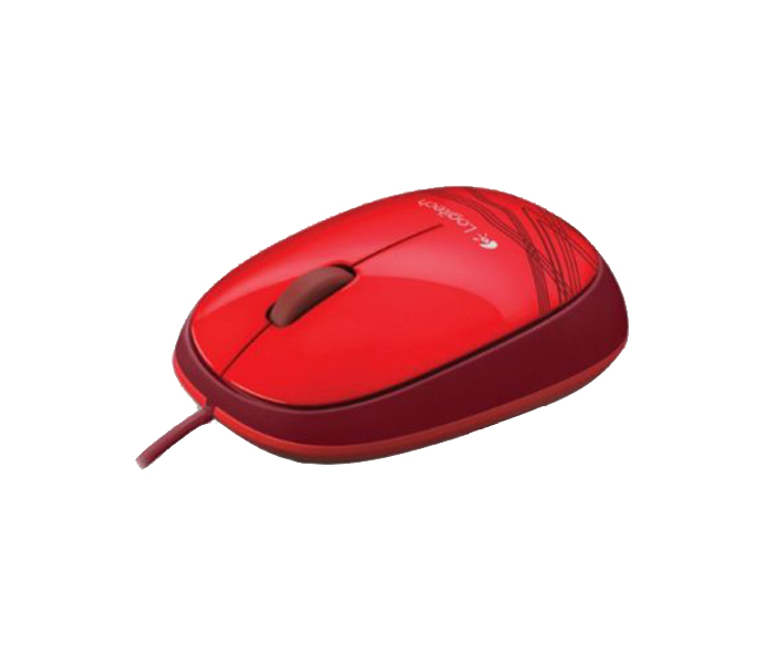 Logitech 910-002945 M105 USB Wired Mouse - Red - Zoom Image 2