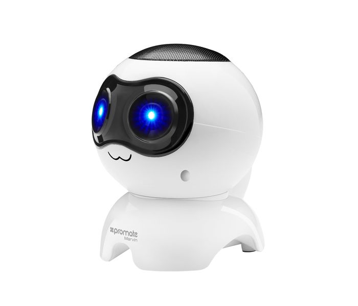 Promate Marvin Multi-Function Wireless Stereo Speaker with LED Light - White - Zoom Image 7