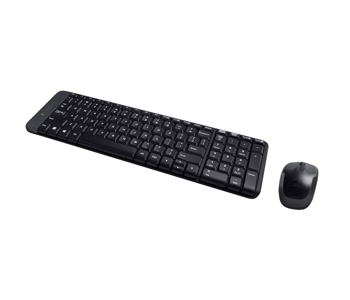 Logitech 920-003160 MK220 Wireless Keyboard & Mouse Combo - Arabic, Black - Zoom Image 2