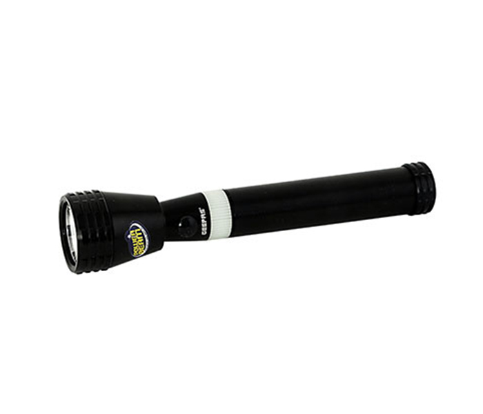 Geepas CO4641-2 Torch Combo Rechargeable LED Flashlight - Set of 2, Black - Zoom Image 2