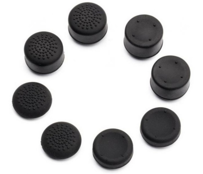 Thumbstick Silicon Case for PlayStation 4 Joystick Controller 8 Piece STGPS4 Black - Zoom Image 5