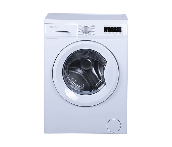 Sharp ES-FE810AZ-W 8 Kg Full Auto Front Load Washing Machine - White - Zoom Image 3