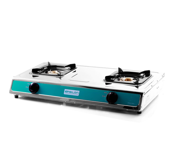 Epsilon ENGC1025 Stainless Steel 2 Burner Gas Stove - Zoom Image 2