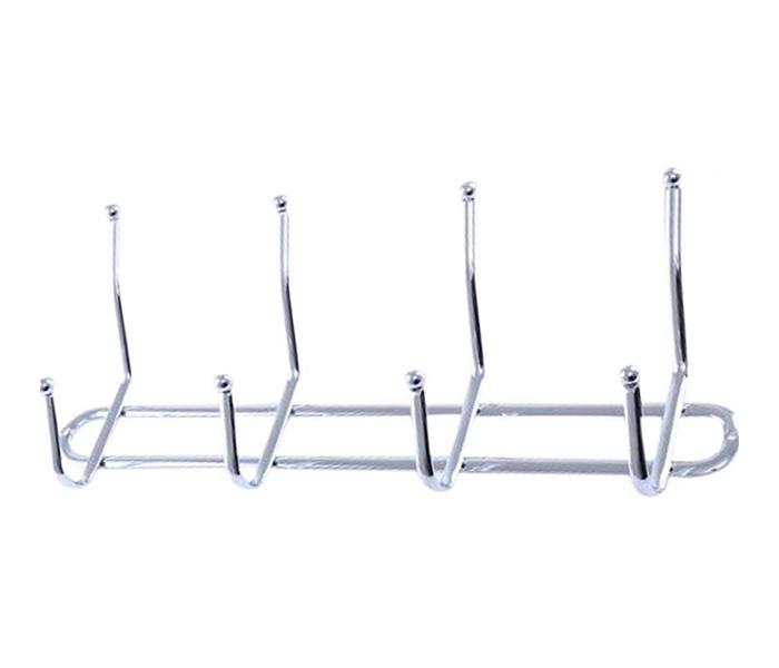 Royalford RF4704 Metal Hanger with 4 Hooks - Zoom Image 1