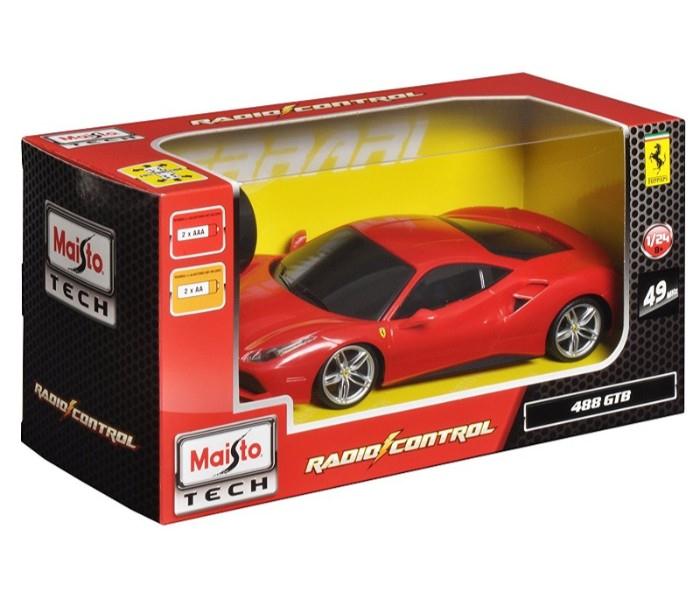 Maisto Tech 81090 Remote Control Ferrari 488 GTB Red - Zoom Image 1