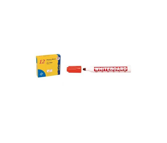 Molin RWB230-12-2B Box Of 12 Whiteboard Marker White, Red - Zoom Image