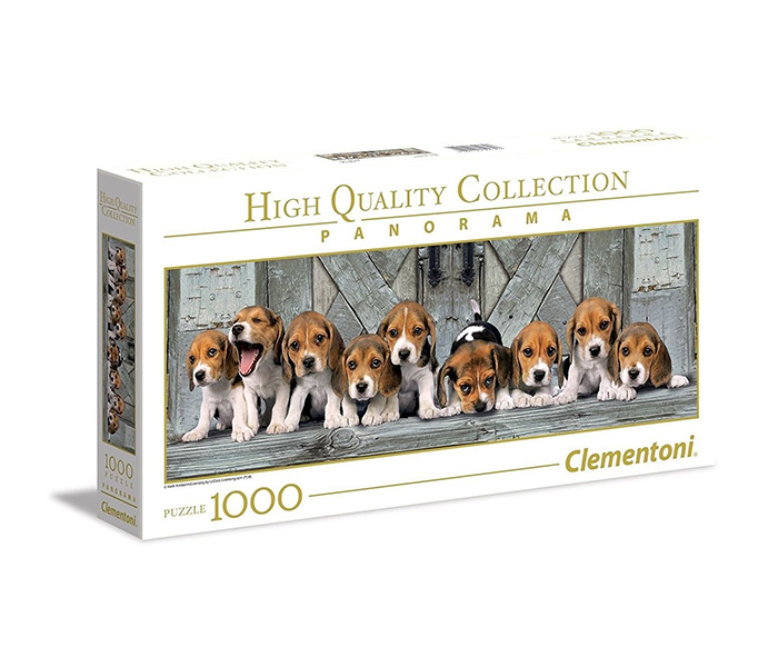 Clementoni 39435 High Quality Collection Panorama Beagles Adult Puzzle - 1000 Pieces - Zoom Image 2